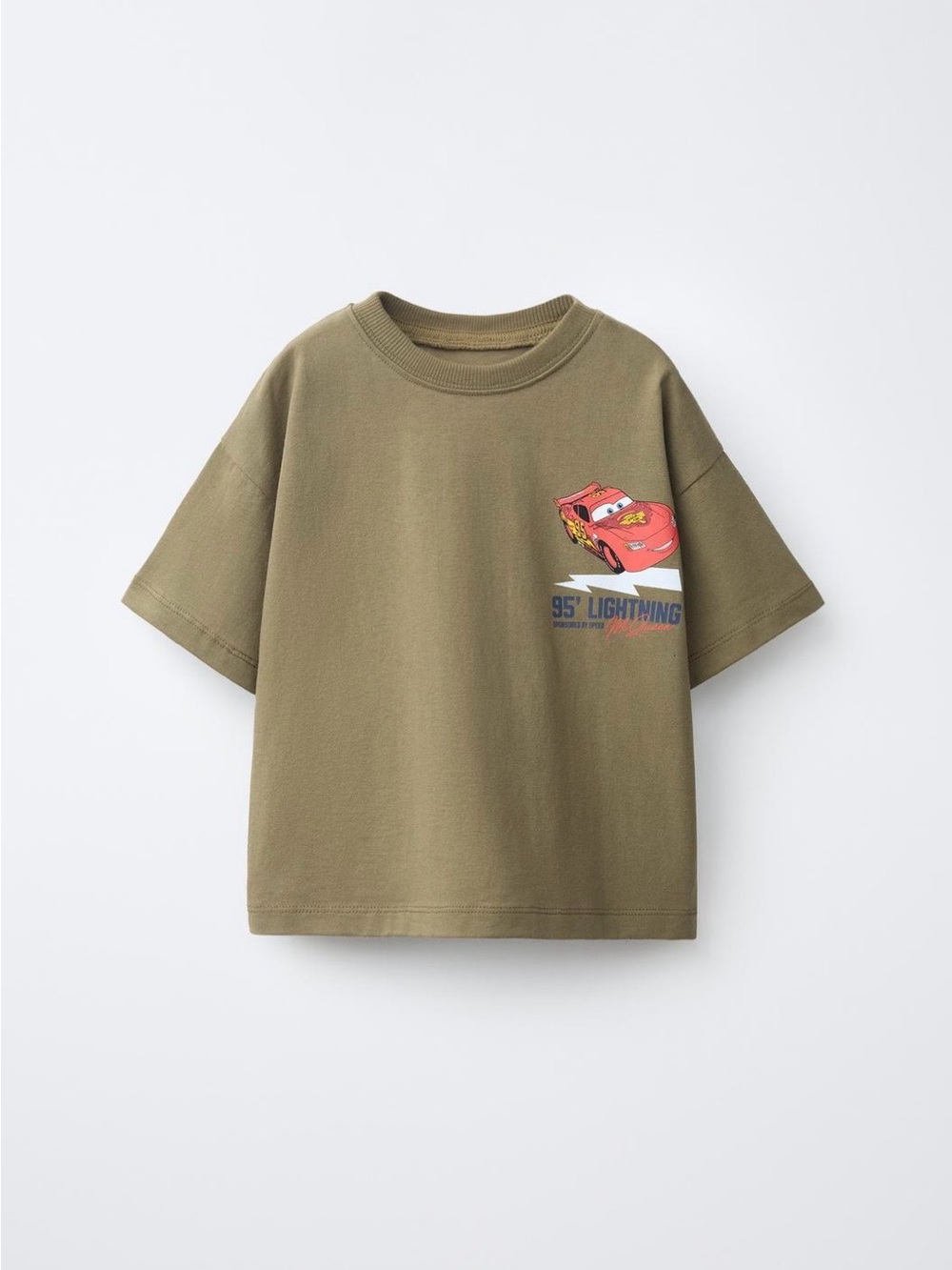 Zara Disney Pixar Cars Lightning McQueen race graphic t-shirt boy toddler 3 BNWT